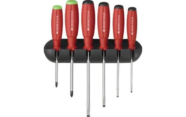 PB Swisstools Schraubenzieher-Set PB 8245 Schlitz/Pz 6-teilig