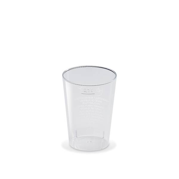 Trinkglas (PS) 55mm 0,1L – 40 Stück