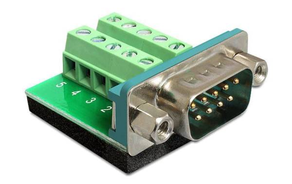 Delock Adapter RS-232 DB9 (m)- Terminalblock 0 cm