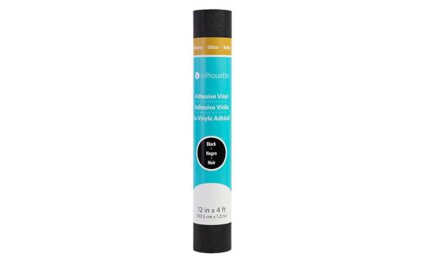 Silhouette Vinylfolie Glitter 30.5 Schwarz