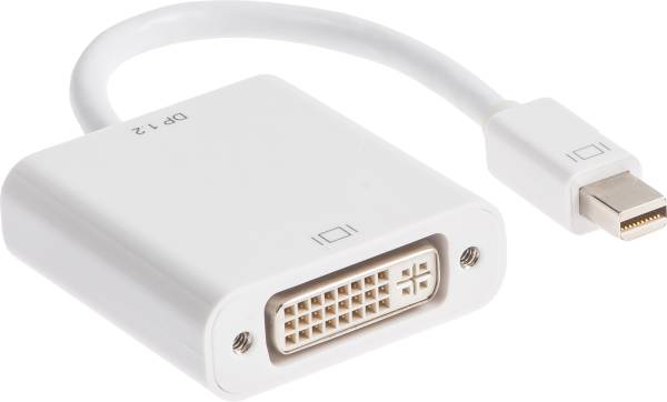 Adapter Mini Disp.-Port-DVI-I male/female, 15cm LINK2GO AD4211WP