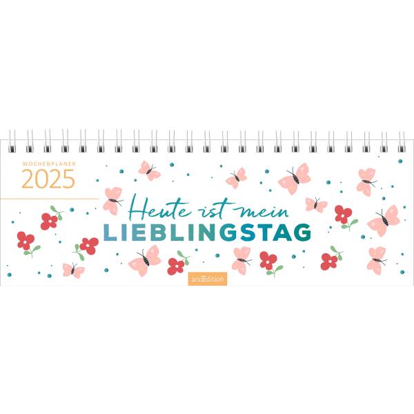 ARS EDITION Tischkalender 2025 13301 Liebl.tag 1W/1S DE 297x115mm