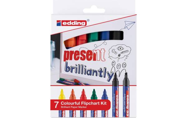 edding Flipchart-Marker 30/33 7 Stück