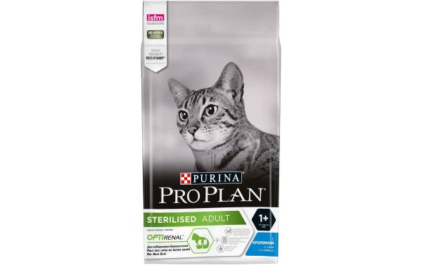 Purina Pro Plan Trockenfutter Steril. Renal Plus Adult mit Kaninchen 1.5 kg