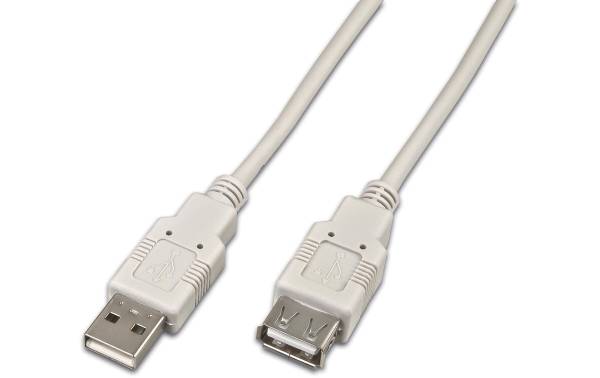 Wirewin USB 2.0-Verlängerungskabel USB A – USB A 2 m