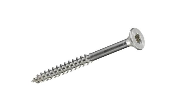 Krafter Spanplattenschrauben Senkkopf 6 x 100 mm Edelstahl, 2 Stück