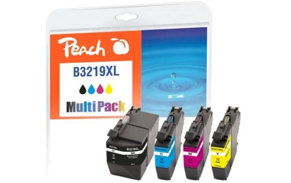 Peach Tinte Brother LC-3219XL BK, C, M, Y