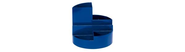 Stifteköcher Recycle 6 Fächer, 14cm, 12.5cm, blau MAUL 4117637.E