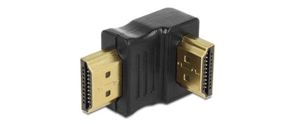 Delock Adapter 90° unten gewinkelt HDMI – HDMI