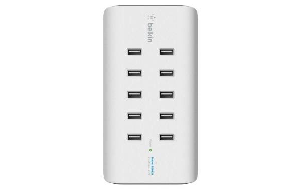 Belkin RockStar 10-Port USB Charging Station – white