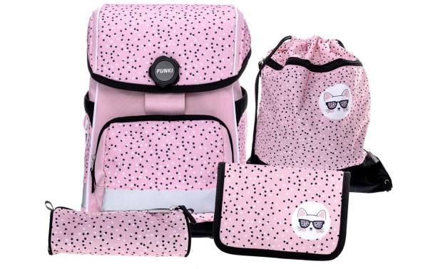 Cuby-Bag Set Pink Cat rosa 5-teilig FUNKI 6014.007