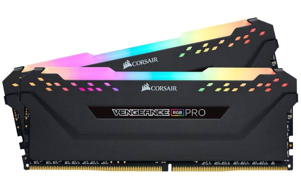 Corsair DDR4-RAM Vengeance RGB PRO Black iCUE 3200 MHz 2x 8 GB