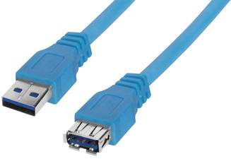 shiverpeaks BASIC-S USB 3.0 Kabel, A-Stecker – A-Kupplung