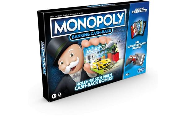 Hasbro Gaming Familienspiel Monopoly Banking: Cash-Back -DE-