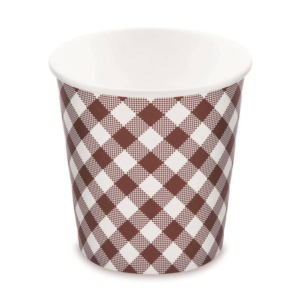 Papierbecher (PAP,PE) Karo 115mm 750ml L – 50 Stück