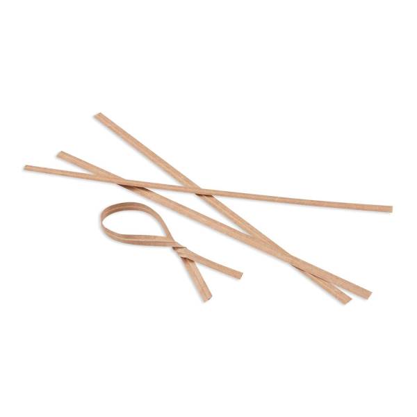 Draht Verschluß-Clips im Öko-Papier 12cm – 100 Stück