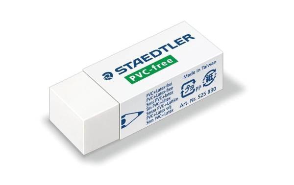 STAEDTLER Radierer B30, PVC-frei, weiß