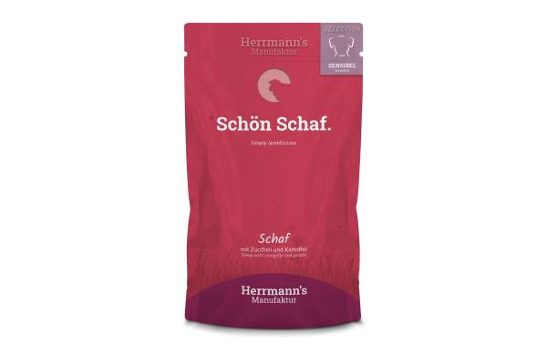 Herrmann&#039;s Nassfutter Sensibel Schaf mit Zucchini und Kartoffeln