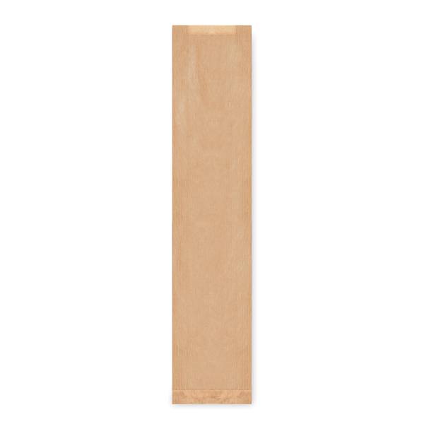 Papierfaltenbeutel braun 12+5 x 59 cm Baguette – 1000 Stück
