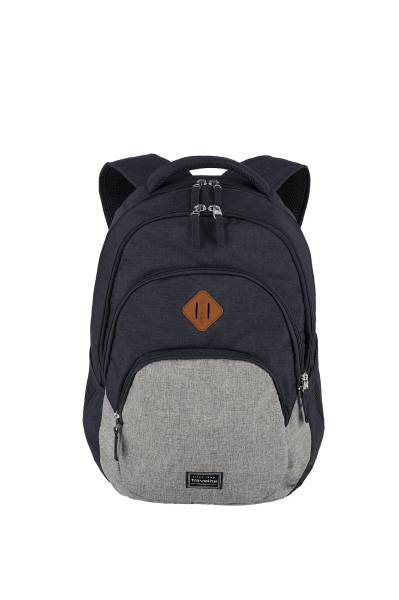 Travelite BASICS Rucksack Melange, Marine/Grau