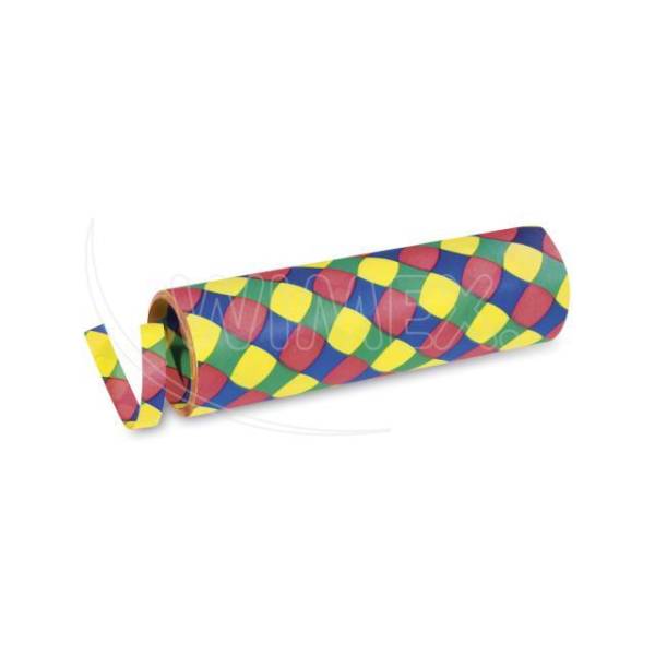 Luftschlange (PAP) beidseitig Harlekin 7mm x 4m – 1 Stück