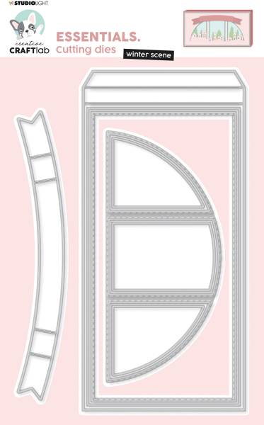 SIZZIX Stanzform 21.2×14.2×0.1cm CD423 Feinlinig 1 Stuck