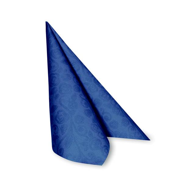 Serviette PREMIUM Dekor-R dunkelblau 40 x 40 cm – 50 Stück