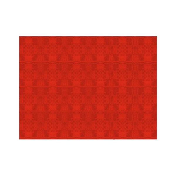 100x Damasttischset (PAP) rot 40 x 30 cm