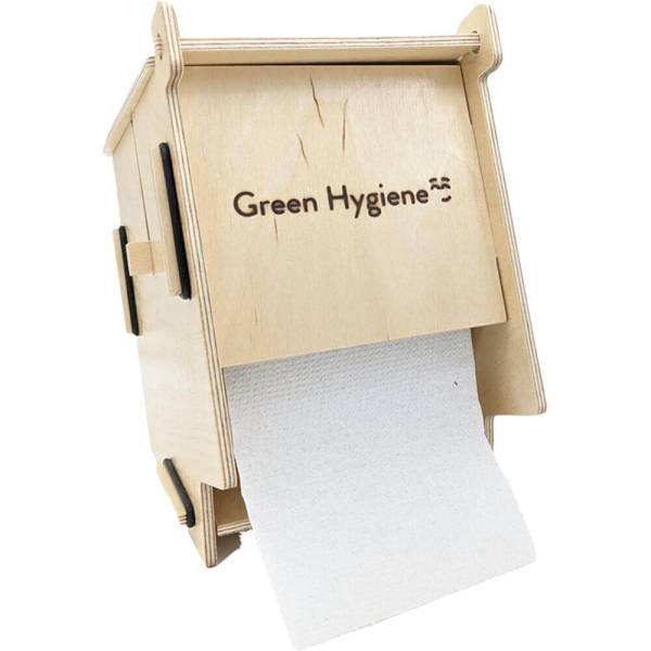 Green Hygiene® KLOHAUS Toilettenpapierspender aus nachhaltigem Holz
