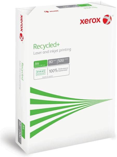 Kopierpapier Recycled+ A4 80g weiss CIE85 500 Blatt XEROX 470224