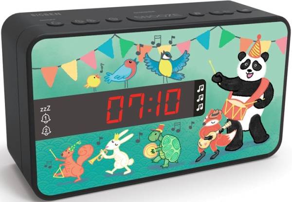 Bigben – Dual Alarm Clock R16 – Stories [incl. 3 front panels]