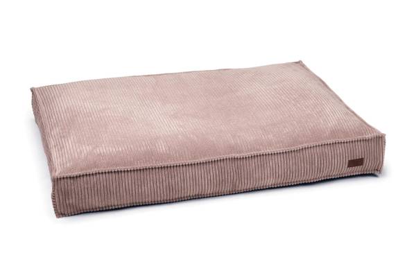 Designed by Lotte Hunde-Bett Ribbed Rosa 120x80x15cm