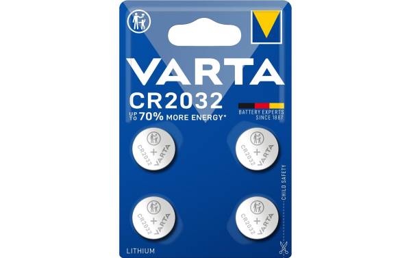 Varta Knopfzelle CR2032 4 Stück