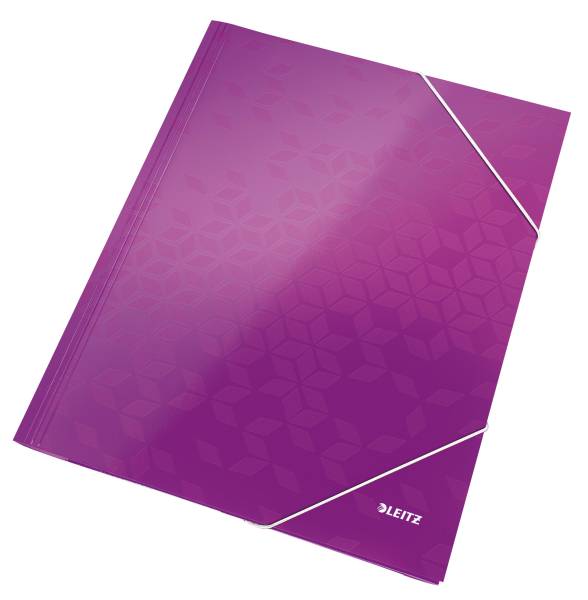 Eckspannermappe WOW A4 violett LEITZ 39820062