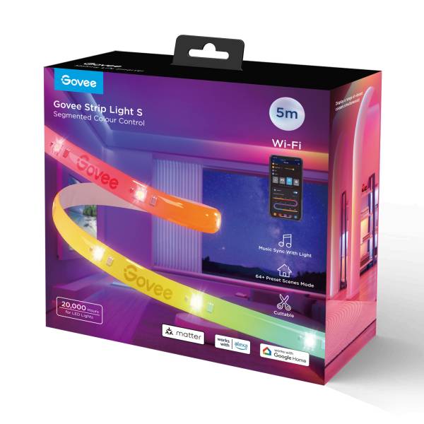 GOVEE Wi-Fi LED Strip Light S 5m H612ACD1