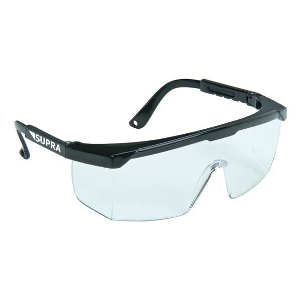 Schutzbrille farblos mit verstellbaren Bügeln Supra 3101 &quot;Ecolux&quot;