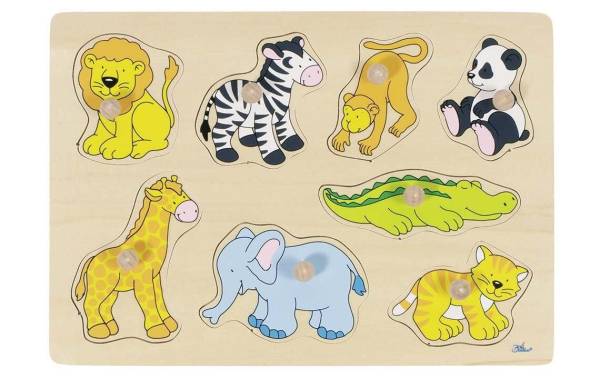 Goki Kleinkinder Puzzle Zootiere