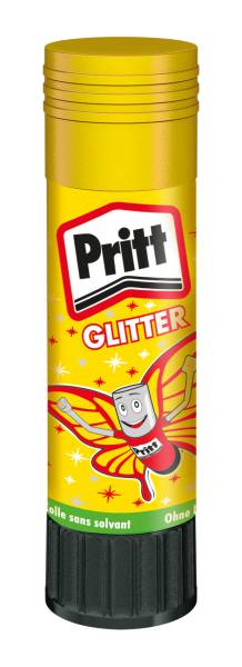 PRITT Klebestift Glitter 20g 900249 pink, rot, gelb