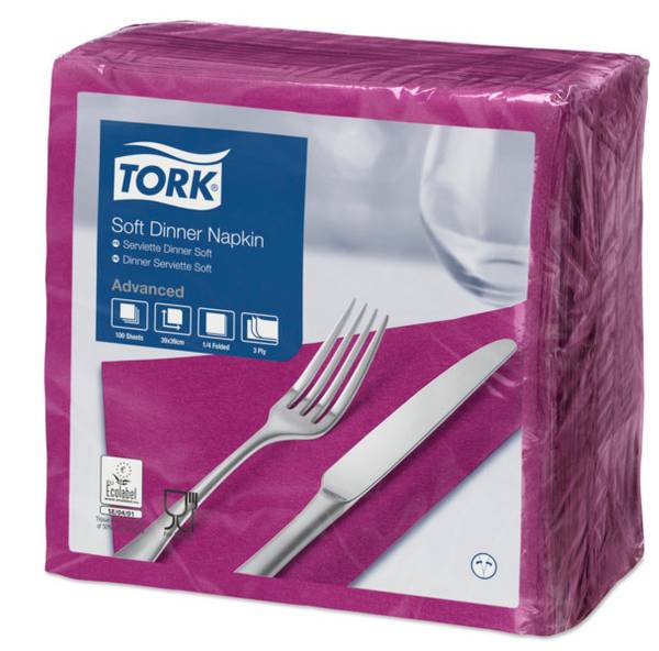 TORK-477775 Soft Dinnerserviette Violett –