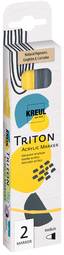 KREUL Acrylmarker TRITON Acrylic Marker, 2er-Set Natural