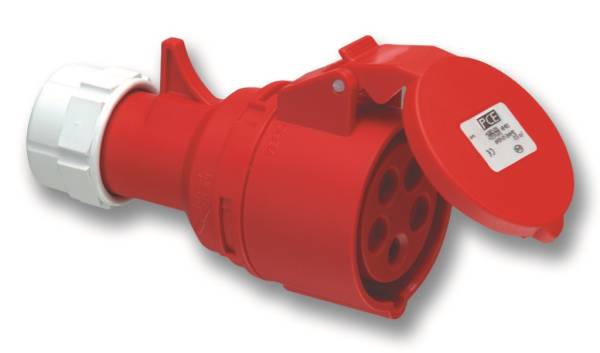 Kupplung CEE 5 Polig, 6h, 32A, 400V, IP44