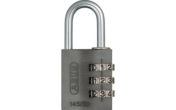 Abus Zahlenschloss 145/30 Lock-Tag Titanium Aluminium