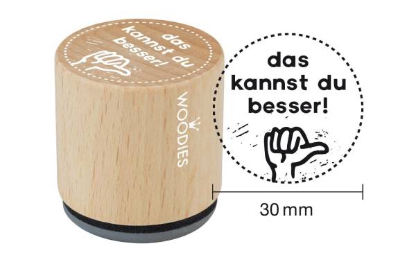 Woodies Stempel Du kannst das besser 1 Stück