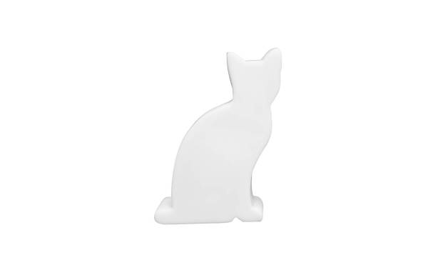 8 Seasons Design Motivlicht Shining Cat Micro, Weiss