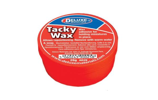 Deluxe Materials Modellbauklebstoff Tacky Wax 28 g, Weiss