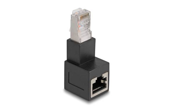 Delock Winkeladapter 90° RJ45 nach unten, Cat.6A 1 Stück