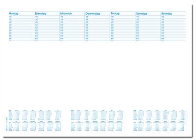 RNK Verlag Papier-Schreibunterlage "Office", mit Kalendarium