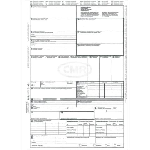 RNK Verlag Vordruck "Internationaler Frachtbrief (CMR)"