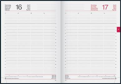 rido idé Buchkalender "Conform Baladek", 2024, schwarz
