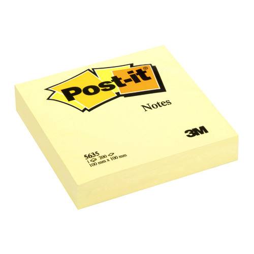 Notes Extra Large 100x100mm gelb 200 Blatt POST-IT 5635
